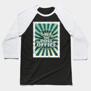 Save The Post Office Distressed Baseball T-Shirt